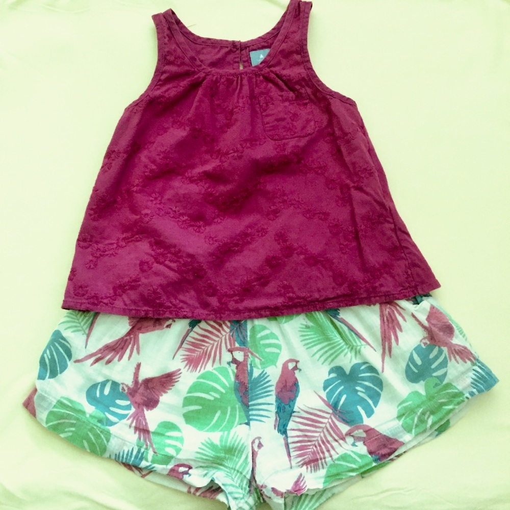 GAP Tropical Top and Shorts Bundle